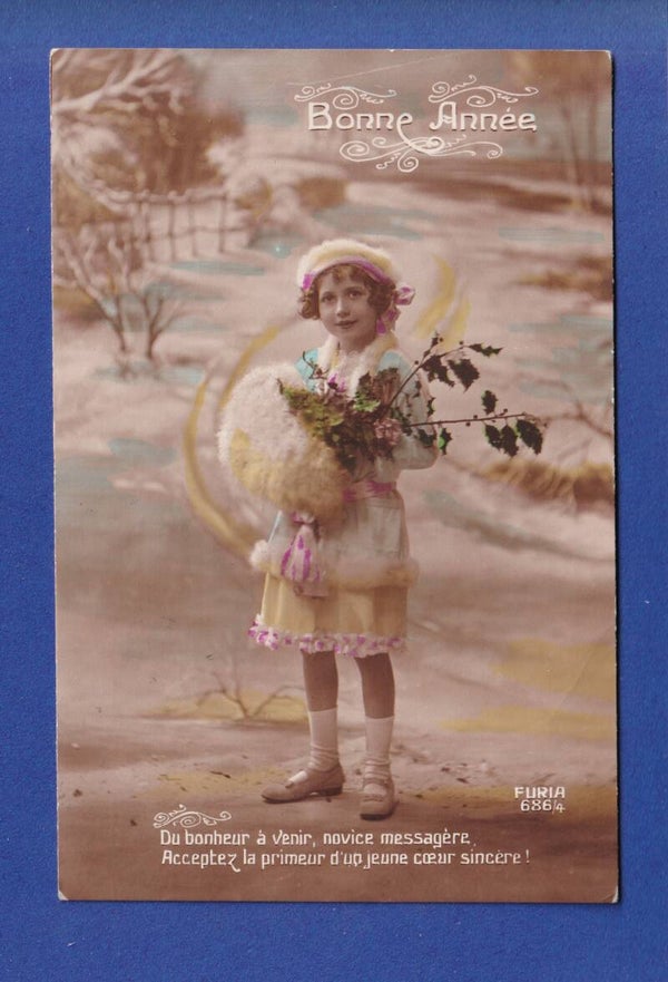 NOUVEL AN - Enfant - 1916