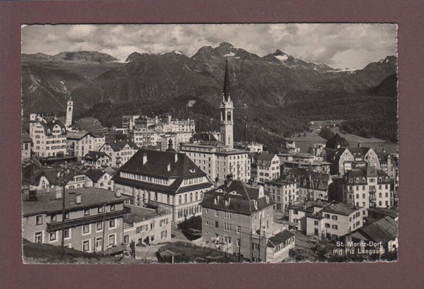 ST. MORITZ-DORF - Teilansicht - 1948