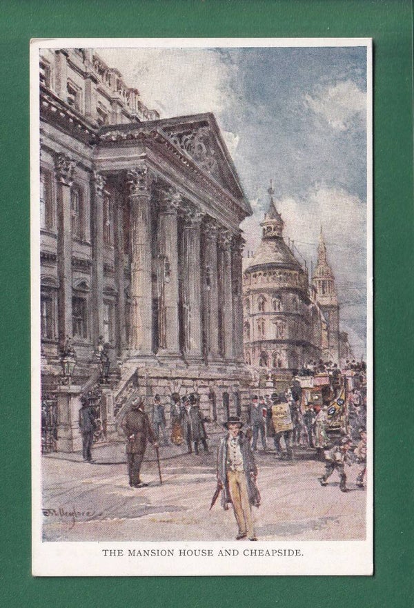 LONDON - Mansion House and Cheapside
