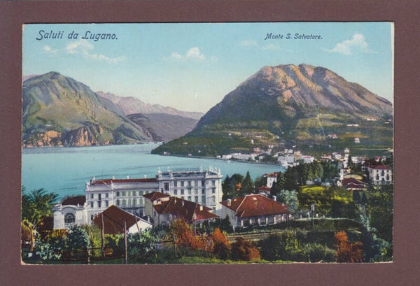 Saluti da LUGANO - Hotel Metropole - 1913