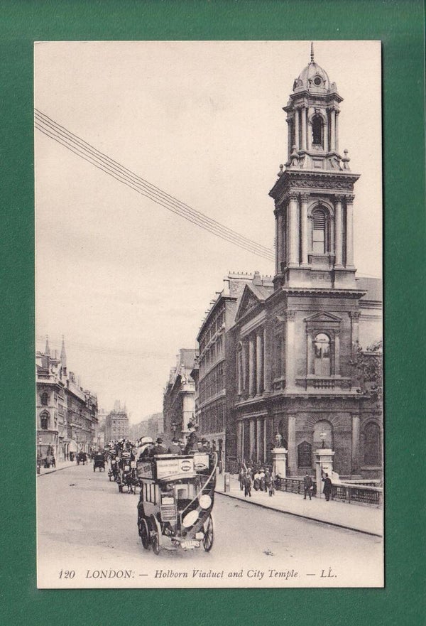 LONDON - Holborn Viaduct and City Temple