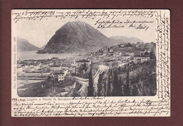 LUGANO e Monte s. Salvatore - 1902