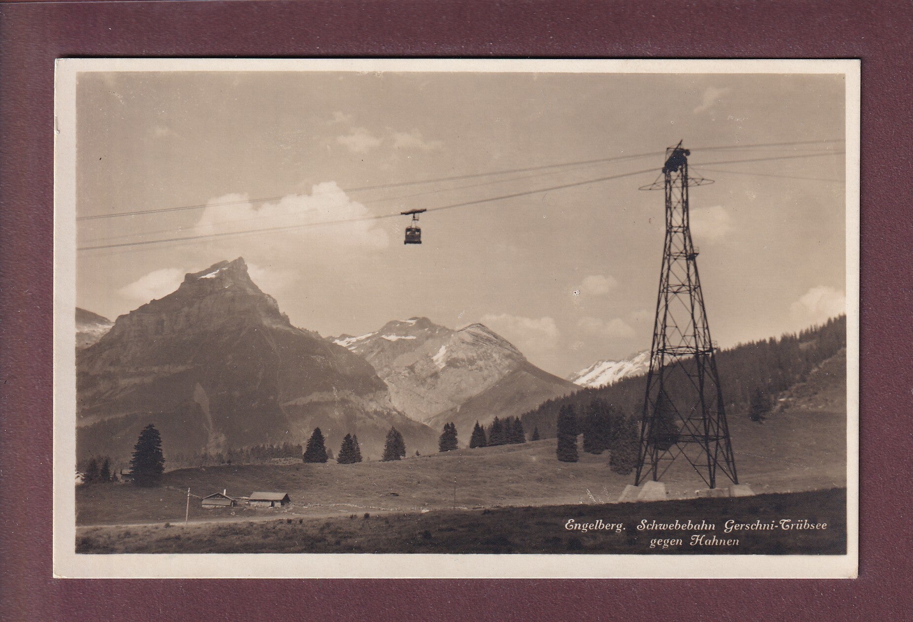 Engelberg - Schwebebahn GERSCHNI-TRÜBSEE - Hahnen