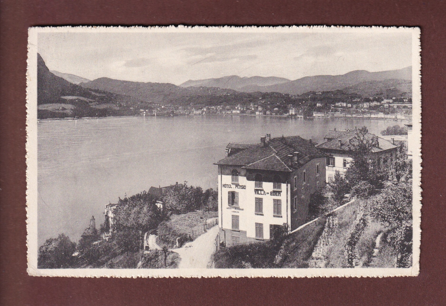 LUGANO - Hotel Villa Eden - 1920