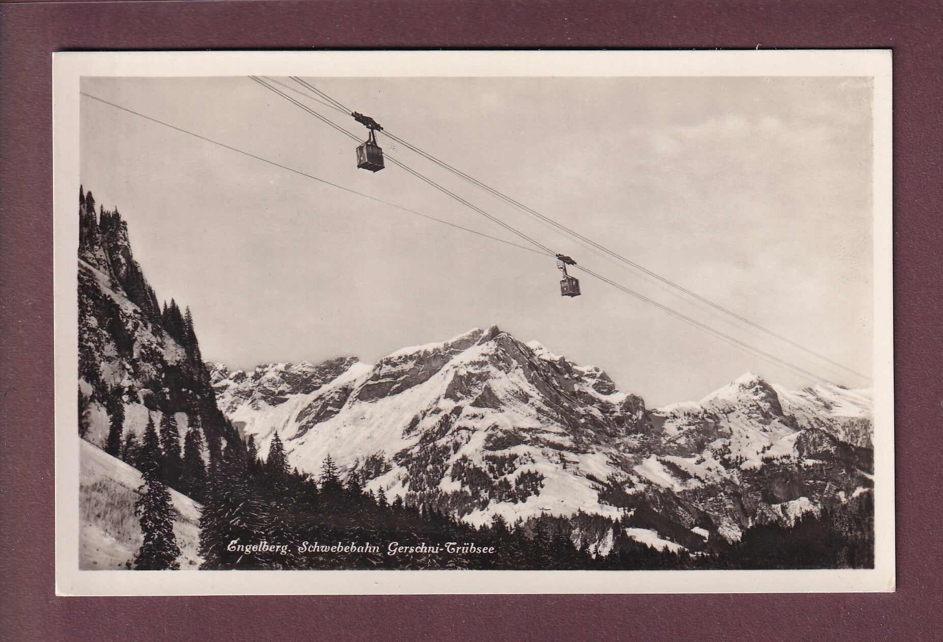 Engelberg - Schwebebahn GERSCHNI-TRÜBSEE