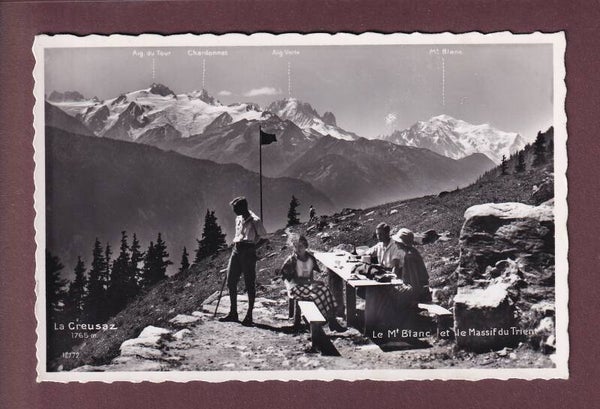 LA CREUSAZ sur Salvan - Chaîne du Mont-Blanc - Animé
