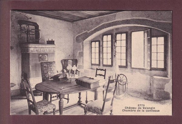 Château de VALANGIN - Chambre de la comtesse
