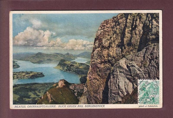 PILATUS - Blick gegen Rigi und Bürgenstock - 1938