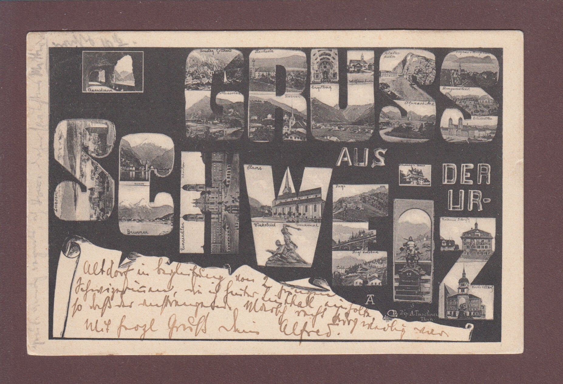 Gruss aus der SCHWEIZ Urschweiz- 1907