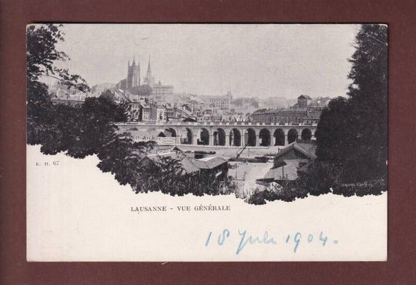 LAUSANNE - Grand Pont - 1904