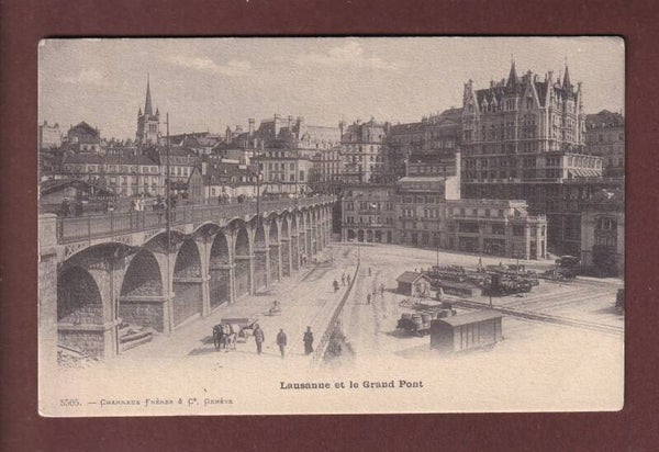 LAUSANNE - Flon et Maison Mercier