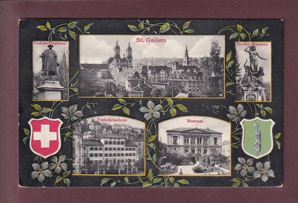 ST. GALLEN - 5 Bilder - 1912