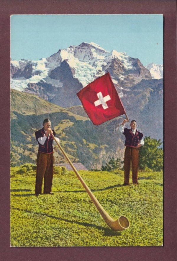 BERNER OBERLAND - Alphornbläser - Fahnenschwinger