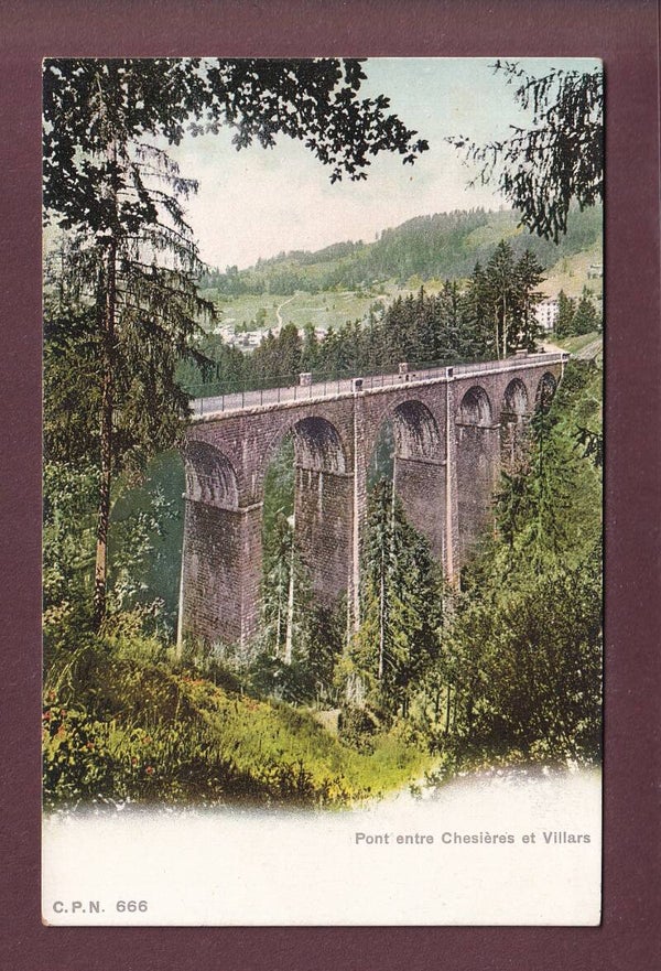 Pont entre CHESIERES et VILLARS - CPN