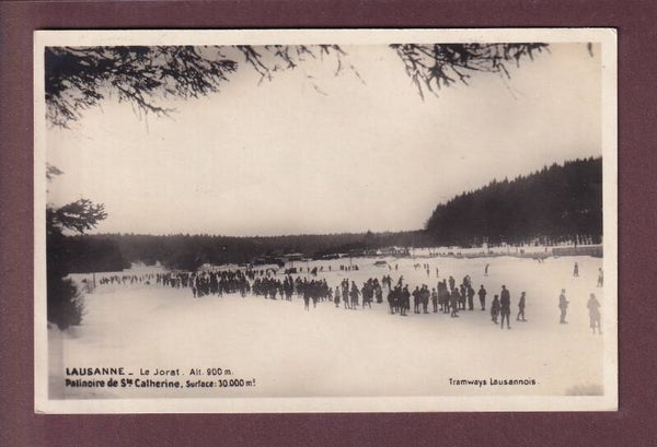 LAUSANNE - Le Jorat - Patinoire de Ste Catherine - 1927