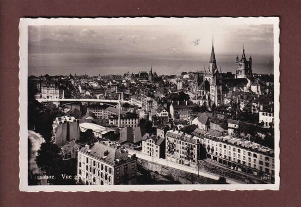 LAUSANNE - Vue partielle - Pont Bessières - 1935