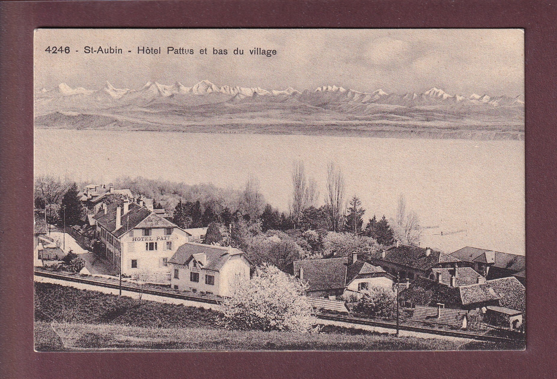 ST. AUBIN - Hôtel Pattus - 1911