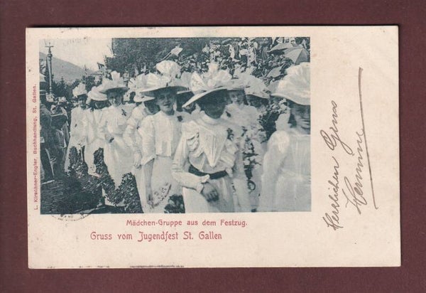 ST. GALLEN - Jugendfest - Mädchen-Gruppe - 1901