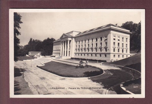 LAUSANNE - Palais du Tribunal Fédéral - 1928