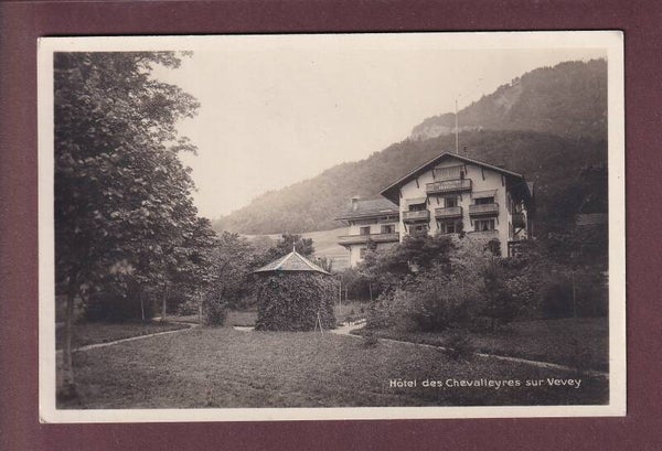Hôtel des CHEVALLEYRES sur Vevey - 1929