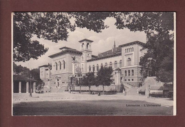LAUSANNE - Université - 1909