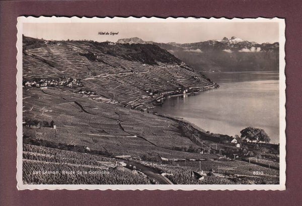 LAC LEMAN - Route de la Corniche - 1947