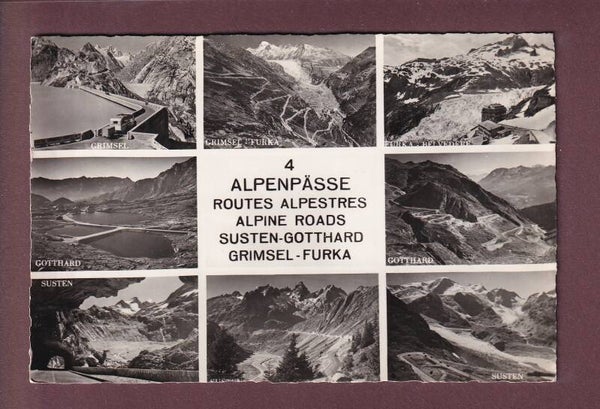 4 ALPENPÄSSE - 1958
