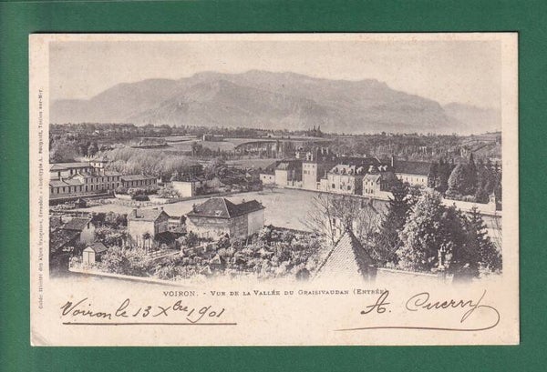 VOIRON - 1901 // petits plis d'angle //
