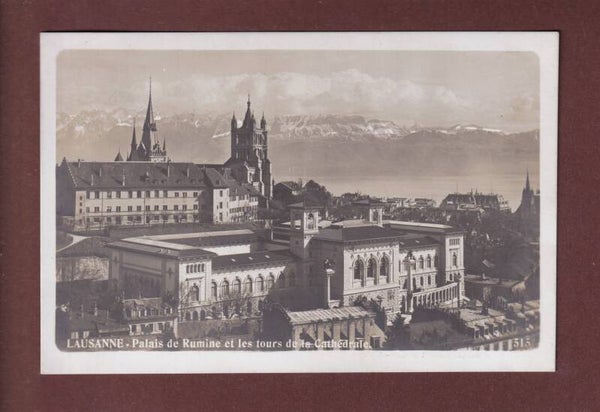 LAUSANNE - Palais de Rumine et Cathédrale - 1911