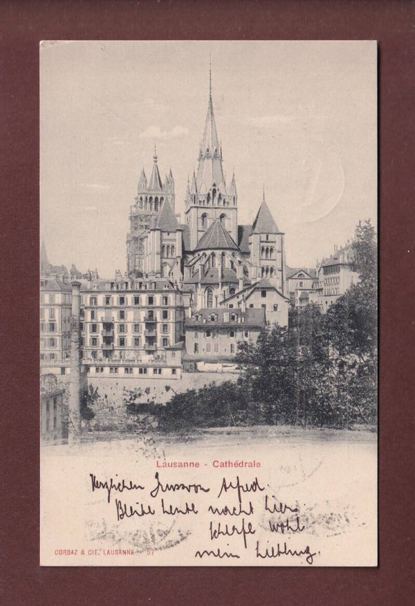 LAUSANNE - Cathédrale - 1901