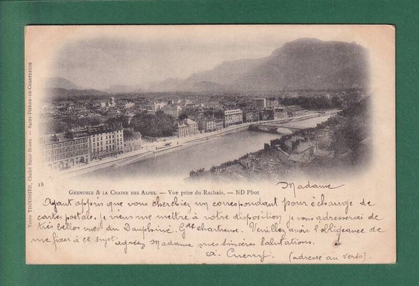 GRENOBLE - Vue prise du Rachais - 1901