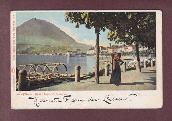 LUGANO - Quai - Donna - 1904