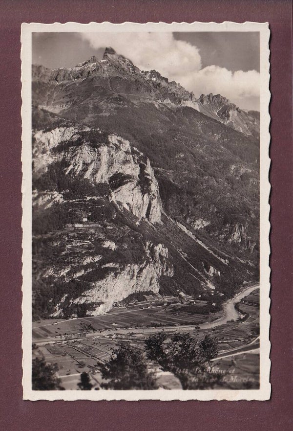 Le RHÔNE et la Dent de Morcles - 1935