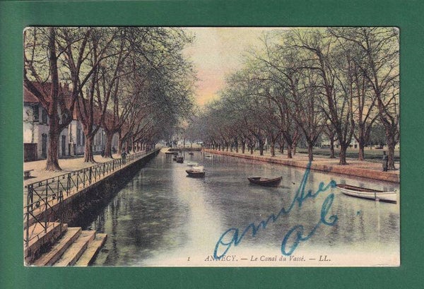 ANNECY - Canal du Vassé - 1904