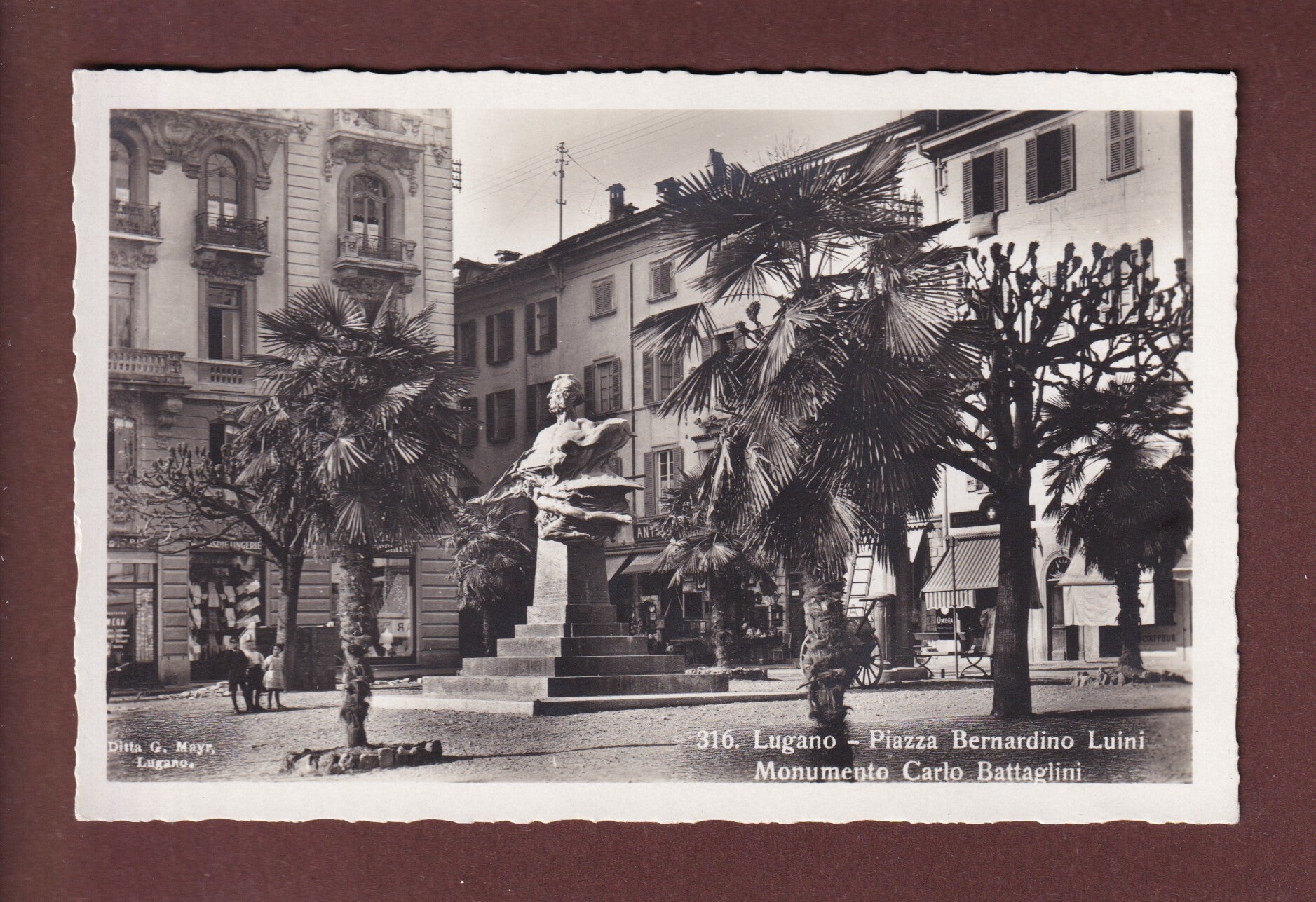 LUGANO - Piazza Bernardino Luini