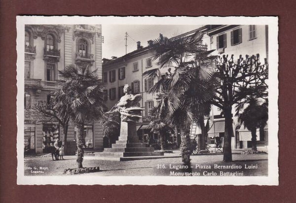 LUGANO - Piazza Bernardino Luini