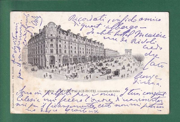PARIS - Elysée-Palace-Hôtel - 1911