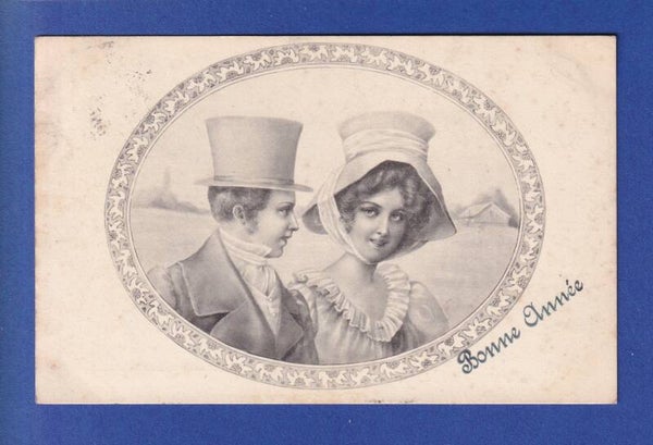 NOUVEL AN - Couple - 1913