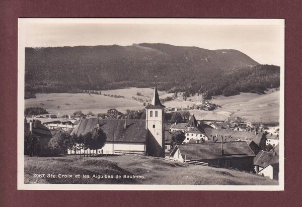 SAINTE-CROIX - Aiguilles de Baulmes