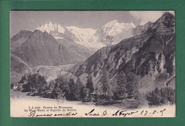 COMBE DE BIONASSAY - Mont-Blanc - Aiguille du Goûter - 1909
