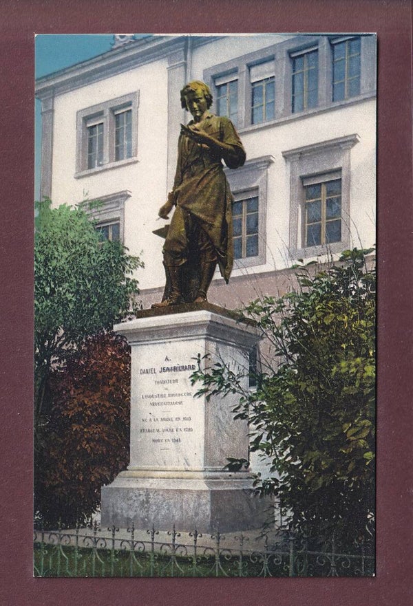 LE LOCLE - Statue Daniel Jeanrichard