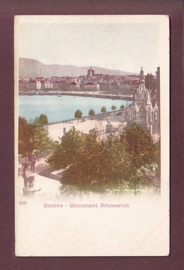 GENEVE - Monument Brunswick