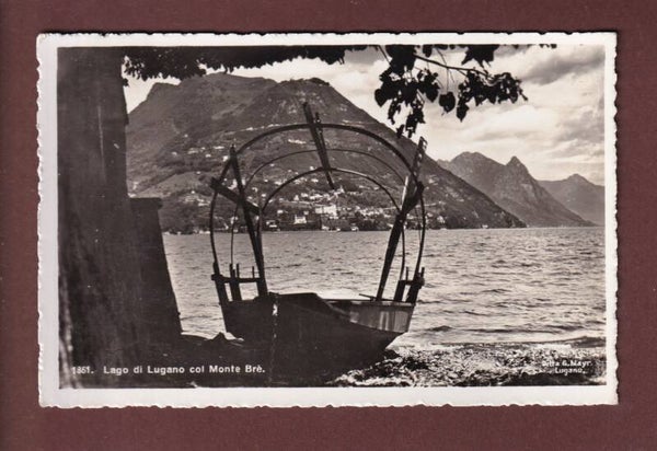 LUGANO - Monte Brè - Barca - 1938