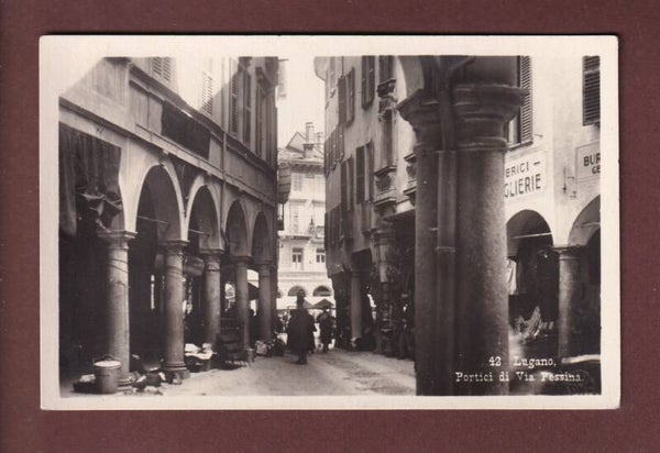 LUGANO - Portici Vie Pessina - 1936