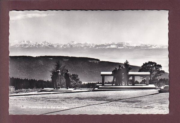Panorama de la VUE DES ALPES