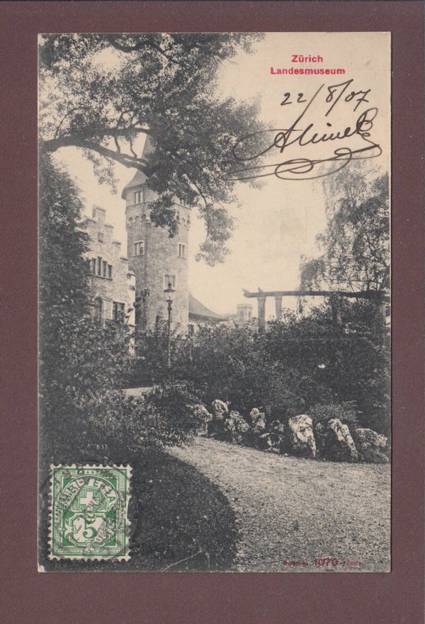 ZÜRICH - Landesmuseum - 1907