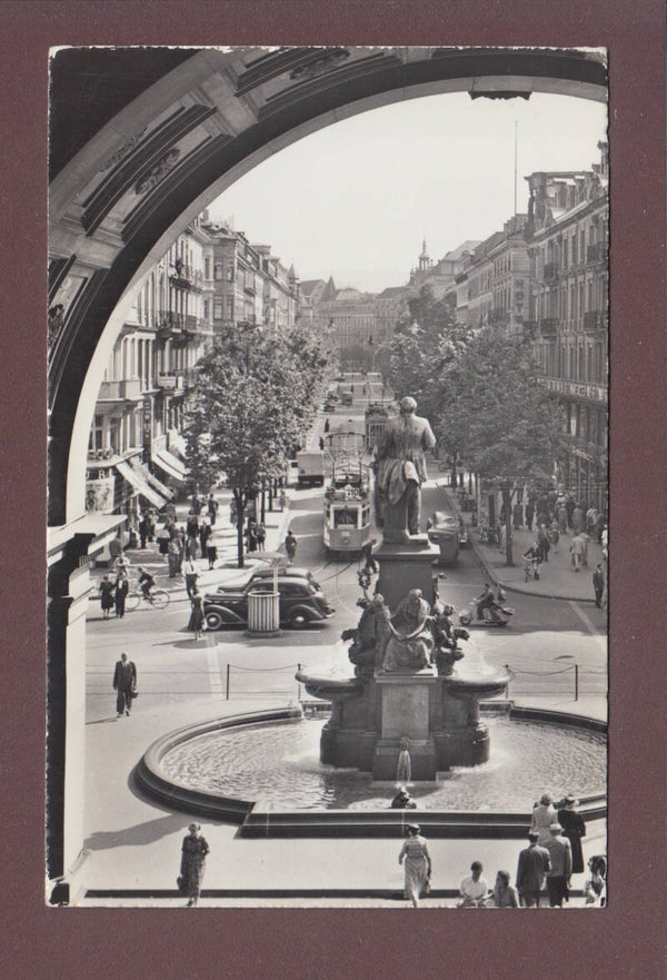 ZÜRICH - Bahnhofstrasse - Tram - 1961