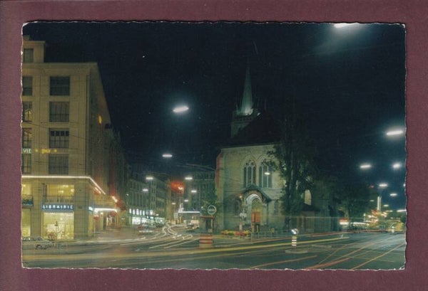 LAUSANNE - Place St. François de nuit - 1967