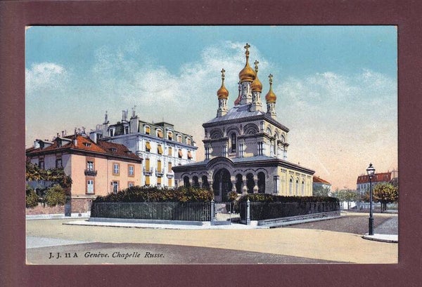 GENEVE - Chapelle russe - 1913