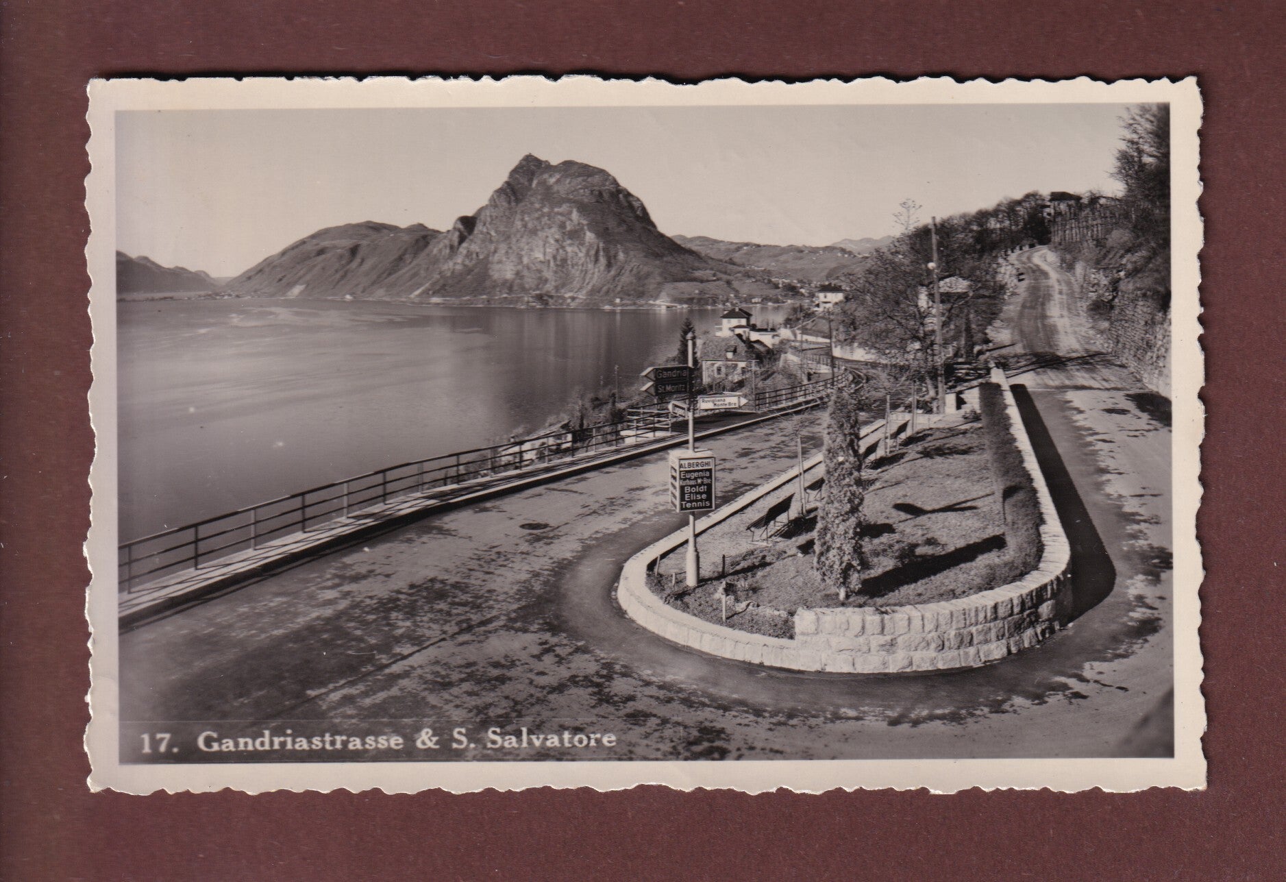 LUGANO - Gandriastrasse - 1944